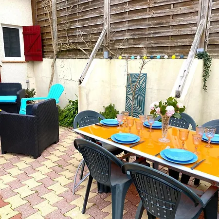 빌라 Maison Fleurie Quartier Calme 아르카숑