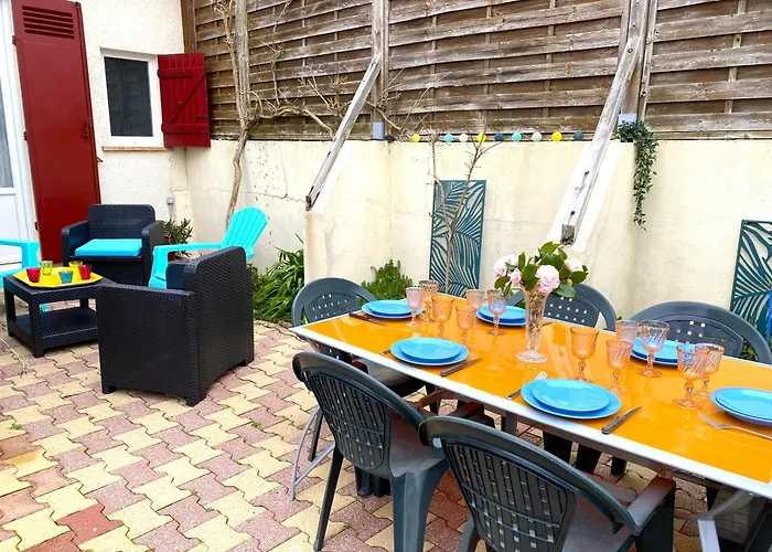 빌라 Maison Fleurie Quartier Calme 아르카숑